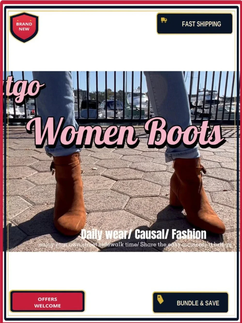 N/A chic ankle
